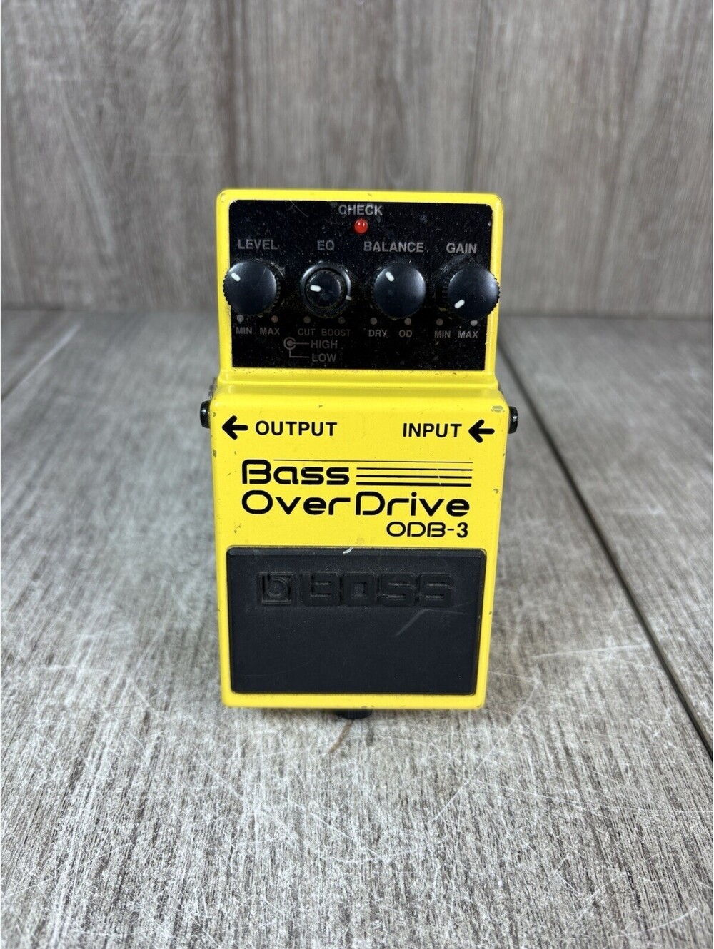 Boss, OBD-3, Bass, Overdrive, Guitar, Effect Pedal, Yellow Led